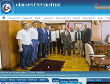Tablet Screenshot of giresun.edu.tr