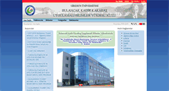 Desktop Screenshot of bulancakubyo.giresun.edu.tr