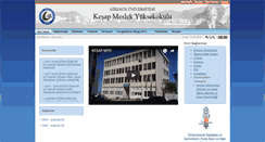 Desktop Screenshot of kesapmyo.giresun.edu.tr