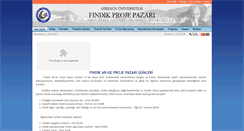 Desktop Screenshot of findik.giresun.edu.tr